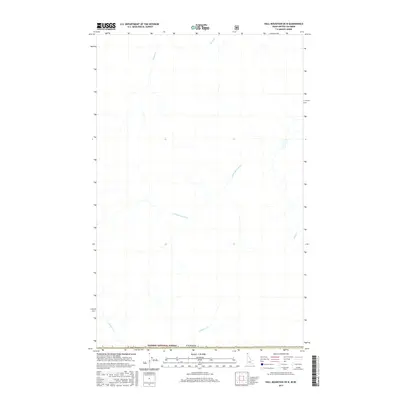2017 Map of Hall Mountain OE N, 2017 Print
