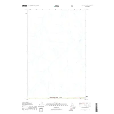 2020 Map of Hall Mountain OE N, 2020 Print