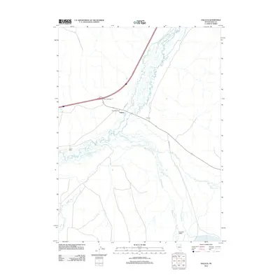 2012 Map of Halleck, 2012 Print