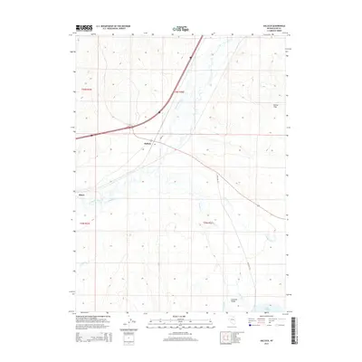 2014 Map of Halleck, 2014 Print