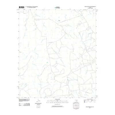 2010 Map of Hallettsville SE, 2010 Print