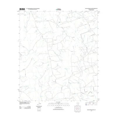 2013 Map of Hallettsville SE, 2013 Print