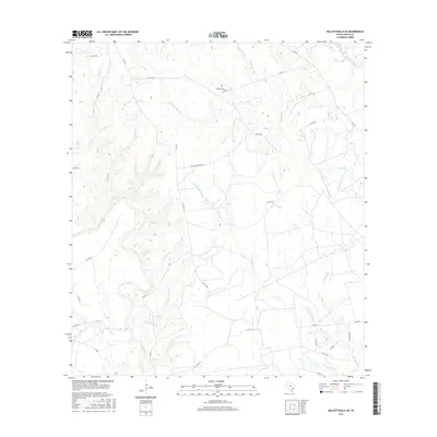 2016 Map of Hallettsville SE, 2016 Print