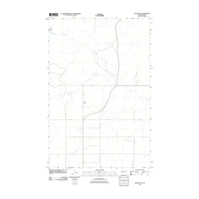 2011 Map of Halliday NE, 2011 Print