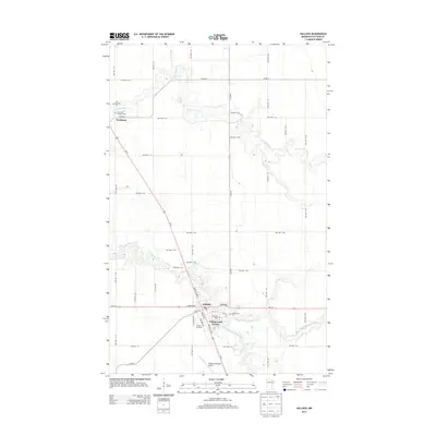 2013 Map of Hallock, 2013 Print