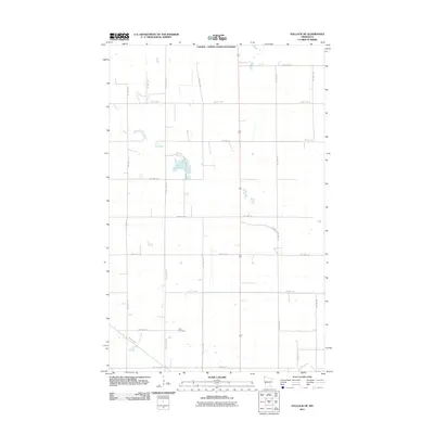 2011 Map of Hallock NE, 2011 Print