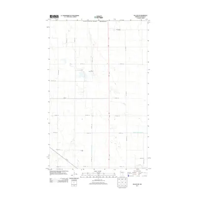 2013 Map of Hallock NE, 2013 Print