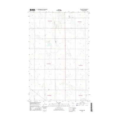 2016 Map of Hallock NE, 2016 Print
