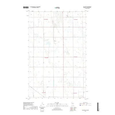 2019 Map of Hallock NE, 2019 Print