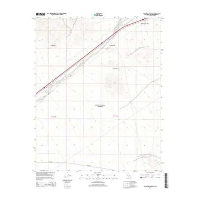 2015 Map of Halloran Springs, 2015 Print