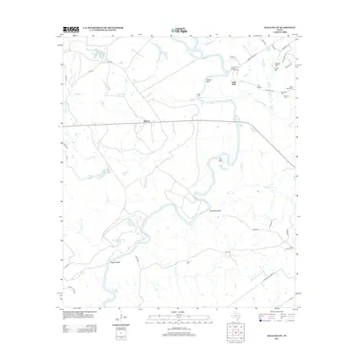2013 Map of Halls Bluff, 2013 Print