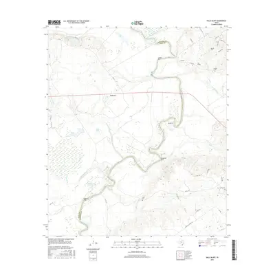 2016 Map of Halls Bluff, 2016 Print