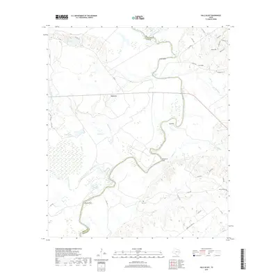2019 Map of Halls Bluff, 2019 Print