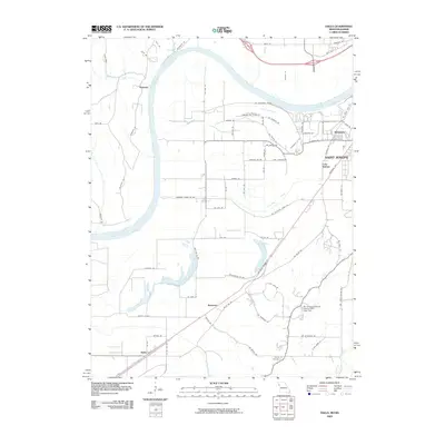 2009 Map of Halls, 2009 Print