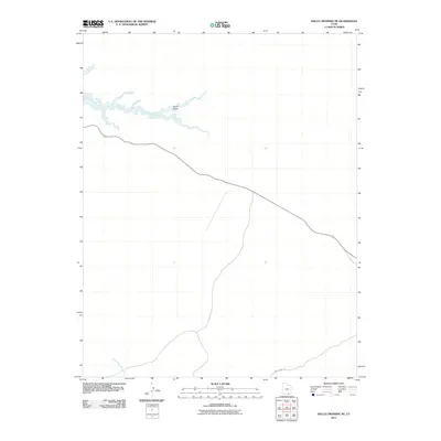 2011 Map of Halls Crossing NE, 2011 Print