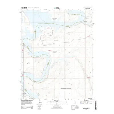 2014 Map of Halls Crossing, 2014 Print