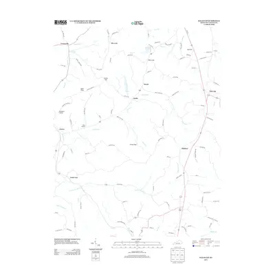 2013 Map of Halls Gap, 2013 Print