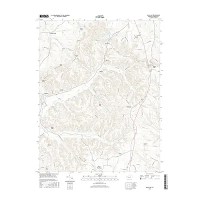 2016 Map of Halls Gap, 2016 Print