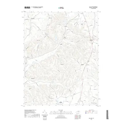 2019 Map of Halls Gap, 2019 Print