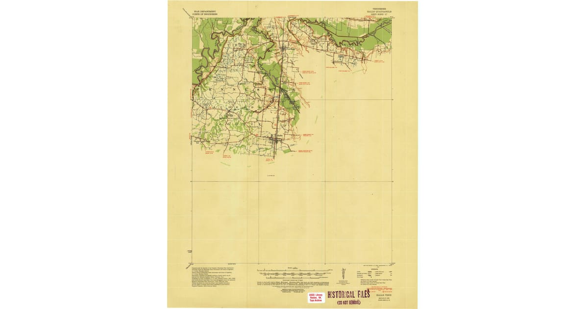 Old Maps of Poplar Grove, TN | Pastmaps