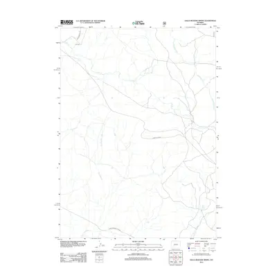 2012 Map of Halls Meadow Spring, 2012 Print