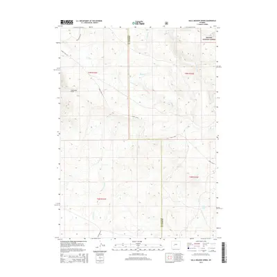 2015 Map of Halls Meadow Spring, 2015 Print