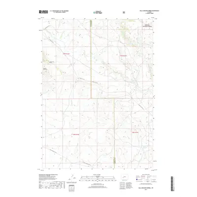 2017 Map of Halls Meadow Spring, 2017 Print