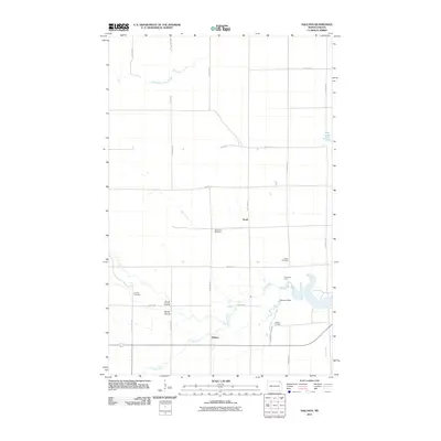 2011 Map of Hallson, 2011 Print