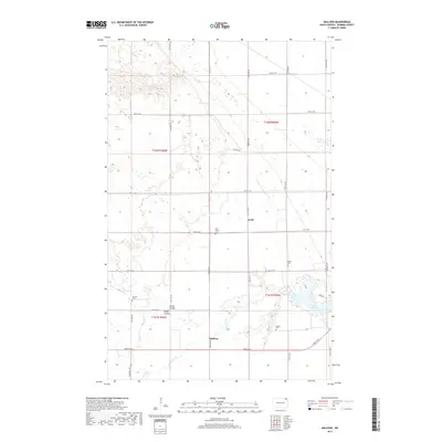 2017 Map of Hallson, 2017 Print