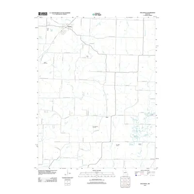2012 Map of Hallsville, 2012 Print