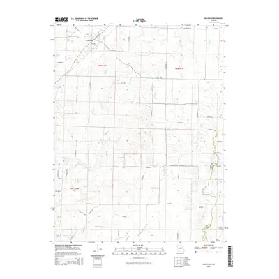 2014 Map of Hallsville, 2014 Print