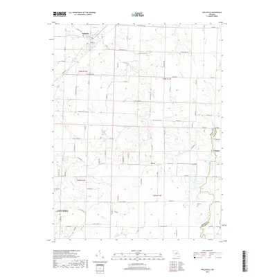 2017 Map of Hallsville, 2017 Print