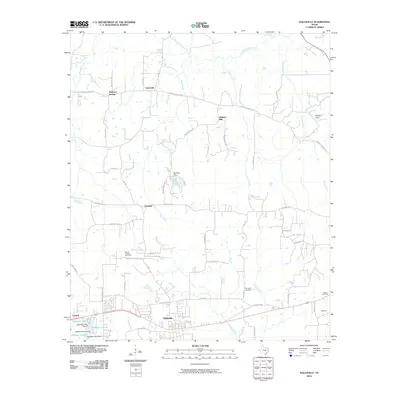2010 Map of Hallsville, 2010 Print