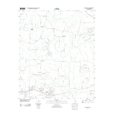 2013 Map of Hallsville, 2013 Print