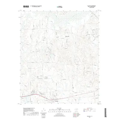 2019 Map of Hallsville, 2019 Print