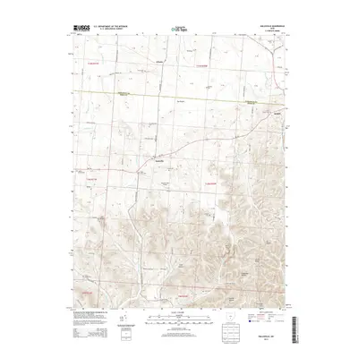 2013 Map of Hallsville, 2013 Print