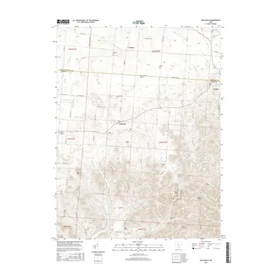 2016 Map of Hallsville, 2016 Print