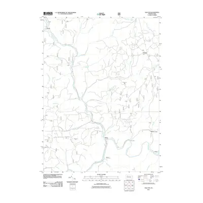 2011 Map of Hallton, 2011 Print