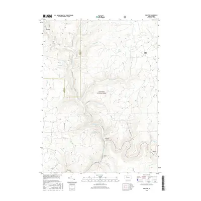 2016 Map of Hallton, 2016 Print