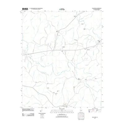 2011 Map of Halltown, 2011 Print