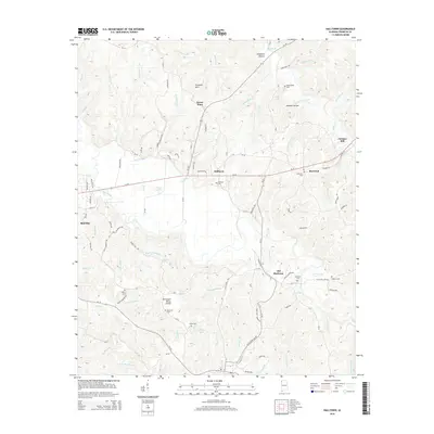 2014 Map of Halltown, 2014 Print