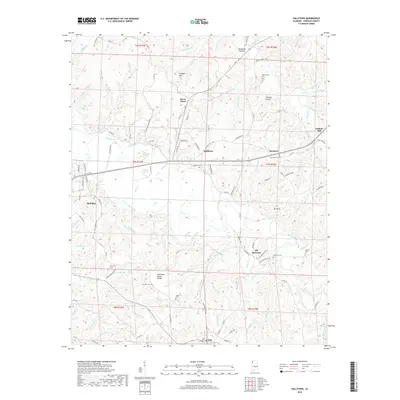 2018 Map of Halltown, 2018 Print