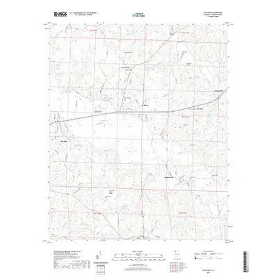 2020 Map of Halltown, 2020 Print