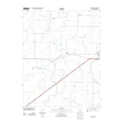 2011 Map of Halltown, 2011 Print
