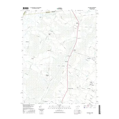 2016 Map of Hallwood, 2016 Print