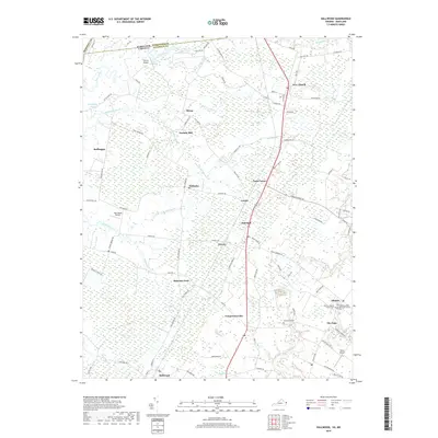 2019 Map of Hallwood, 2019 Print