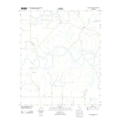 2013 Map of Halsell Ranch, 2013 Print