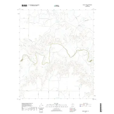 2019 Map of Halsell Ranch, 2019 Print