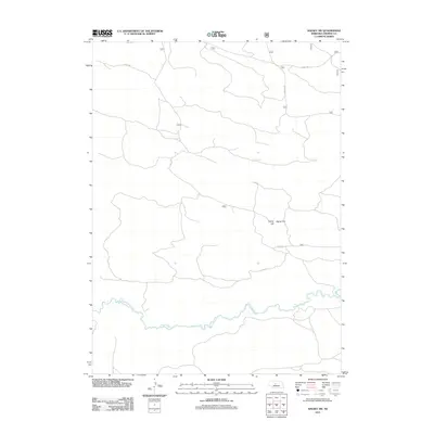 2011 Map of Halsey SW, 2011 Print
