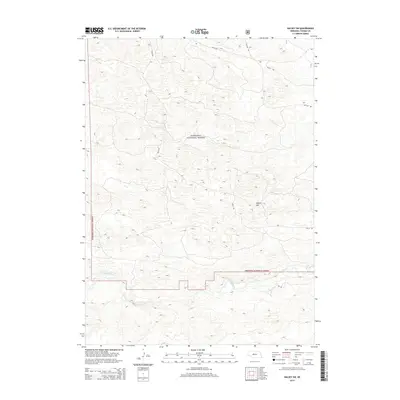 2014 Map of Halsey SW, 2014 Print